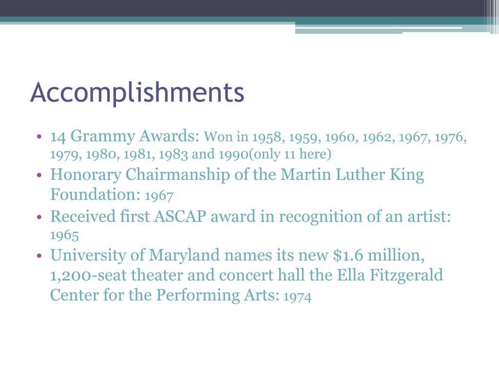 PPT - Ella Fitzgerald PowerPoint Presentation, free download - ID:2391465