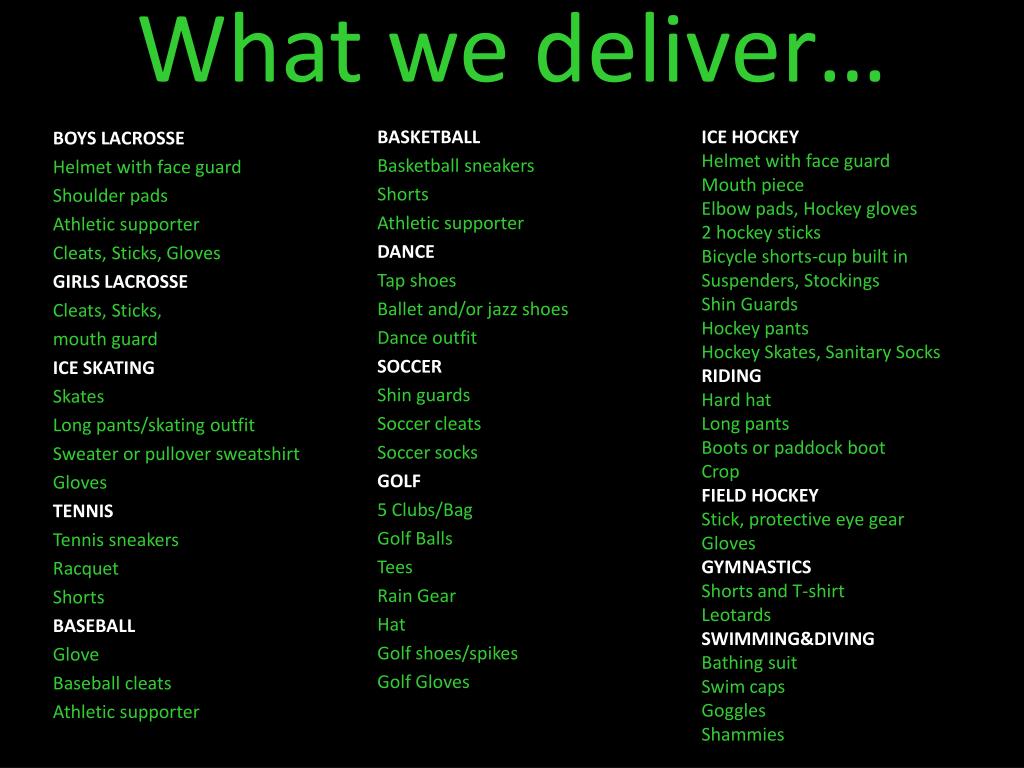 PPT Sports Gear Inc. PowerPoint Presentation, free download ID2392254