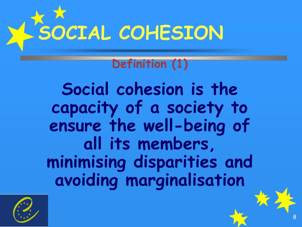 PPT SOCIAL COHESION POLICIES AS A MEANS TO COMBAT POVERTY PowerPoint 