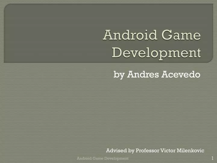 android game development n.