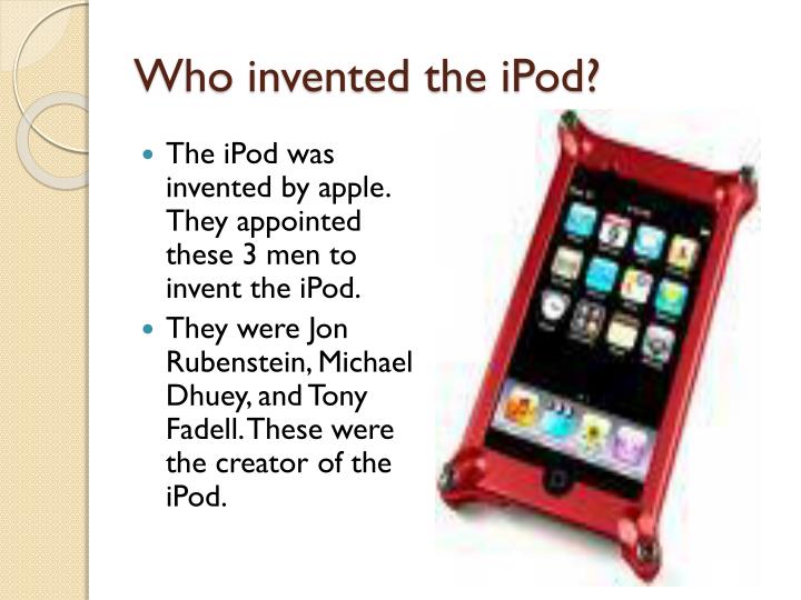 ppt when was the ipod invented powerpoint presentation id 2394657