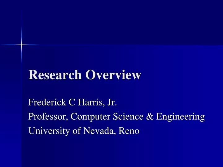 research overview n.