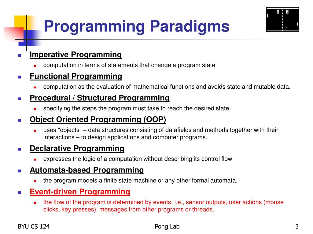 PPT - Lab 10a – Pong PowerPoint Presentation, free download - ID:2395679