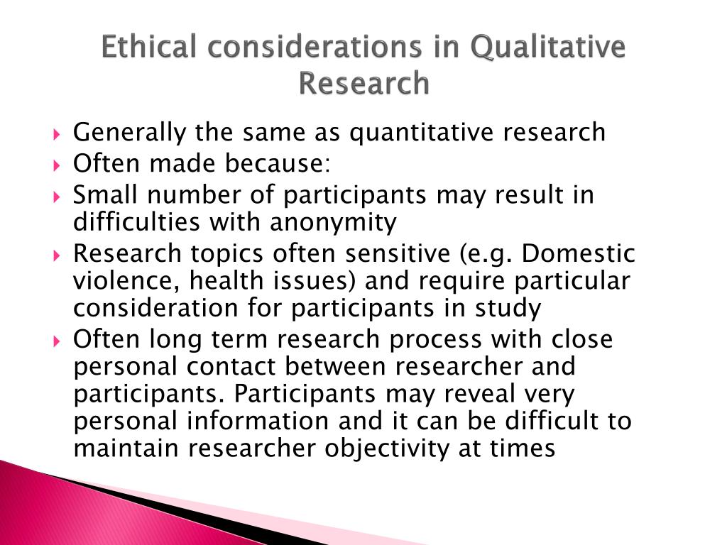 qualitative research ethical guidelines