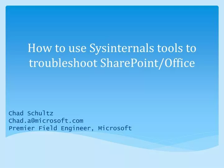 how to use sysinternals suite how to use sysinternals suite