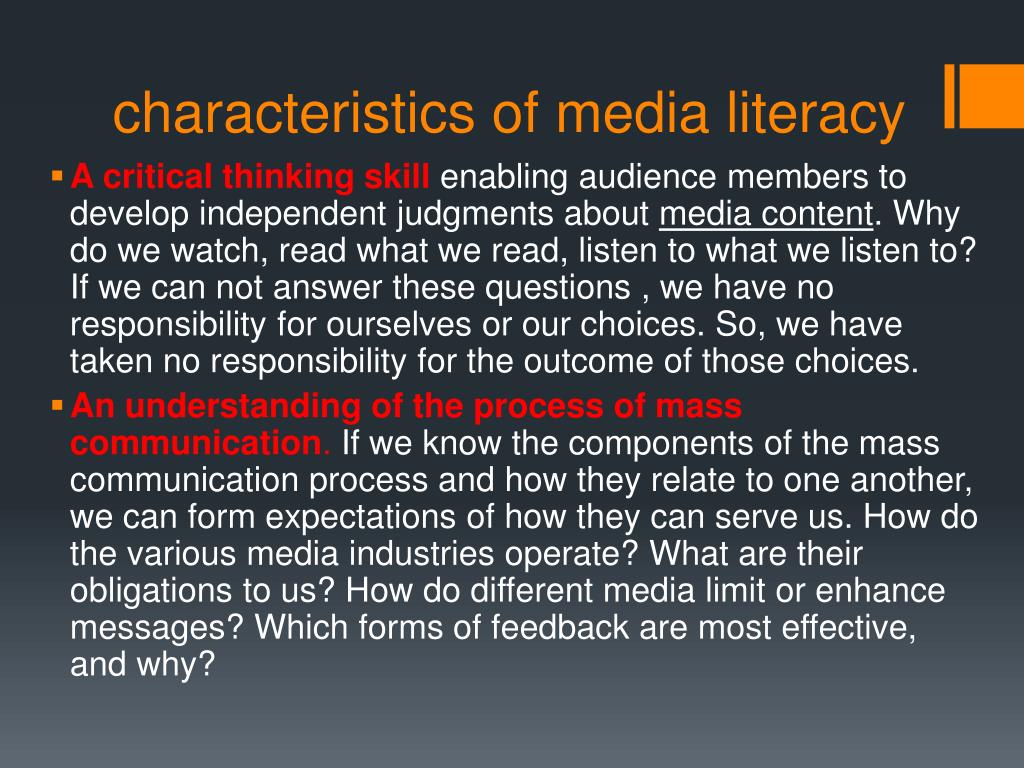 PPT Media Literacy PowerPoint Presentation Free Download ID 2396567