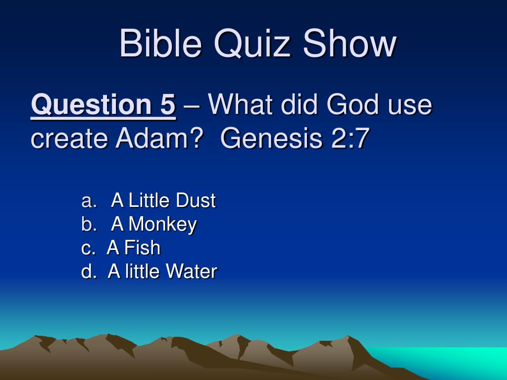 bible quiz powerpoint free download