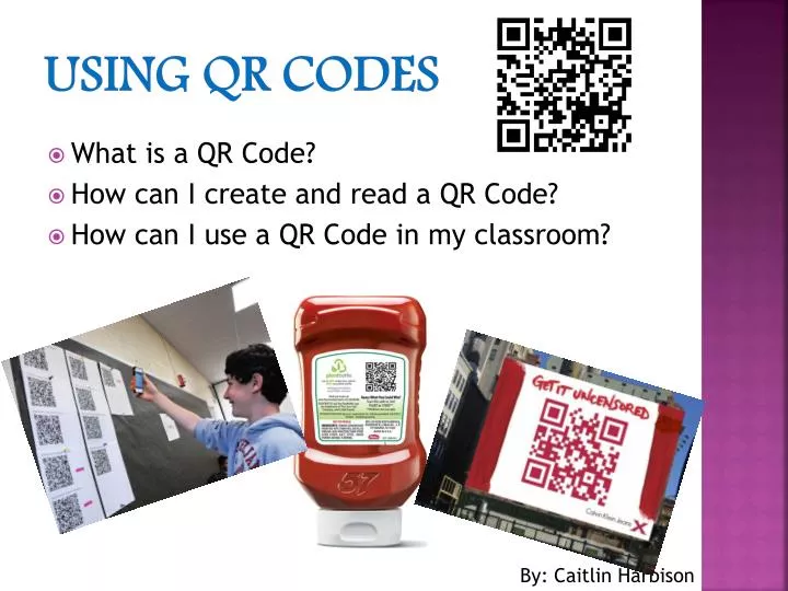 PPT Using qr codes PowerPoint Presentation, free download ID2397631