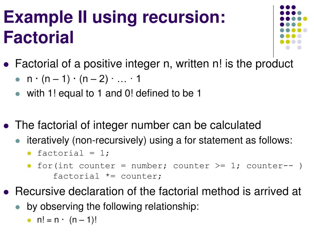 PPT - Recursion PowerPoint Presentation, free download - ID:2397749