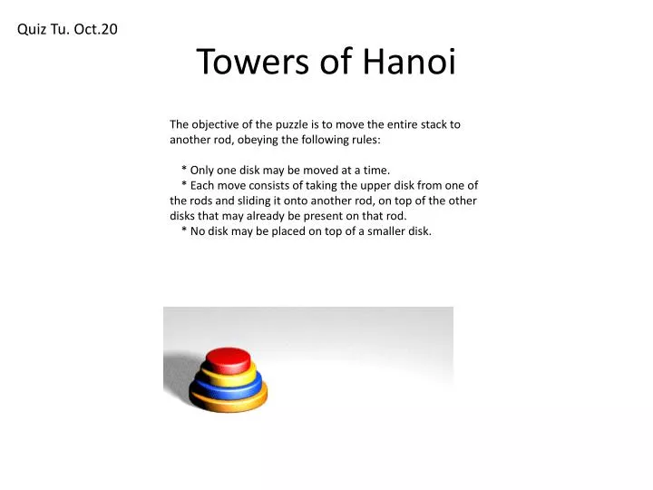 hanoi towers code java