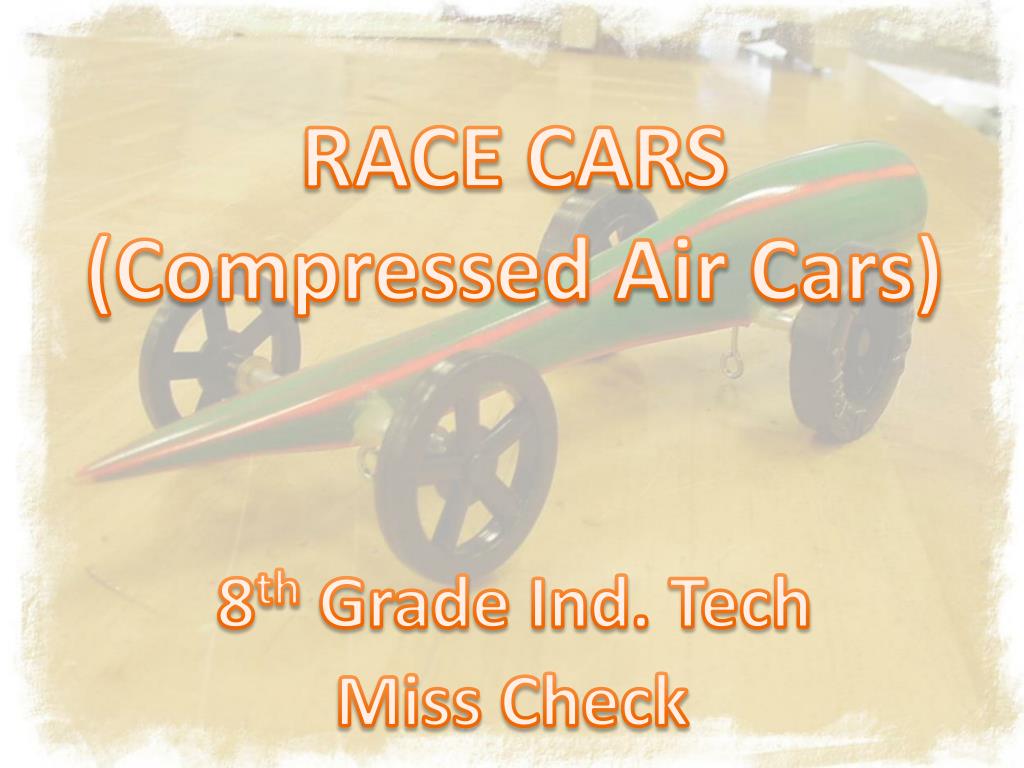 PPT RACE CARS Air Cars) PowerPoint Presentation, free