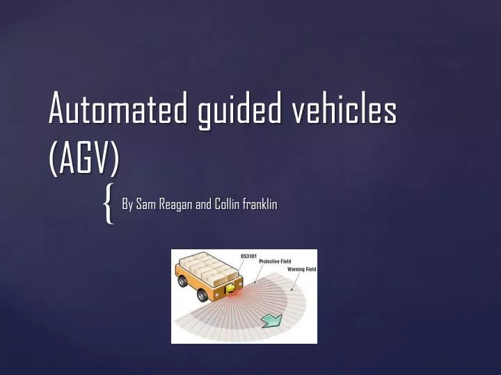 agv automated guided vehicle ppt