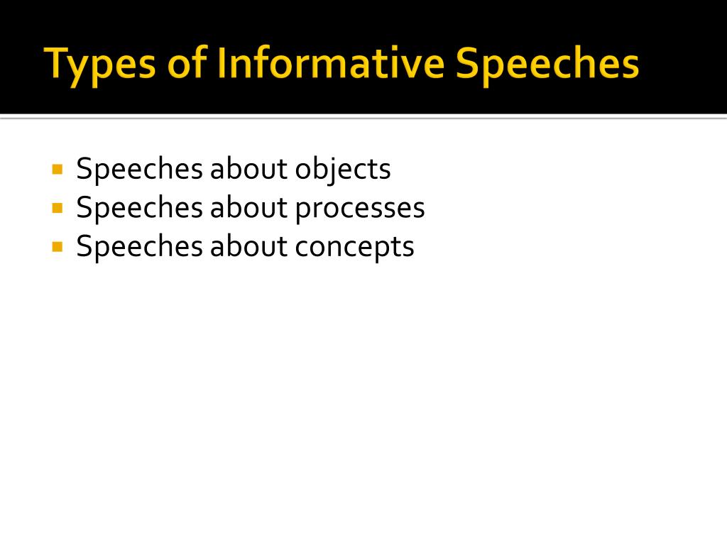 speech to inform definition speech to inform definition