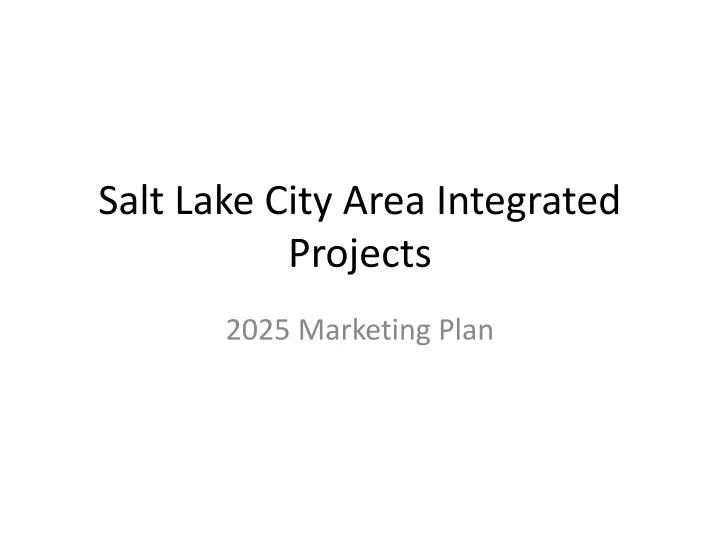 salt lake city area integrated projects n.