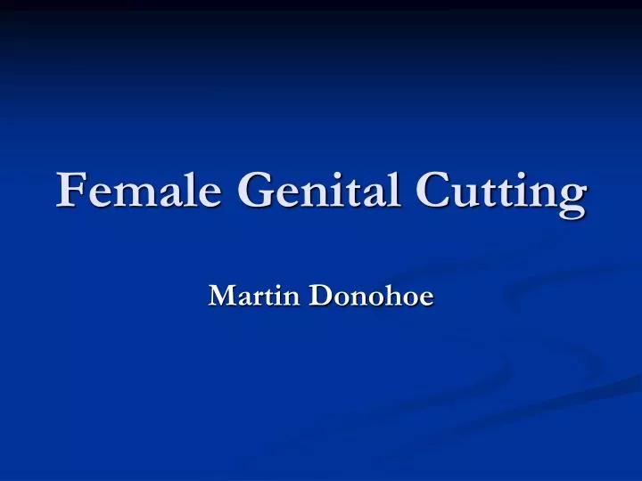 female genital cutting n.