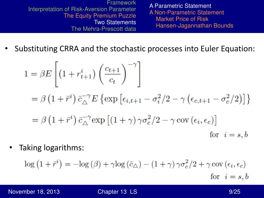 PPT - The Equity Premium Puzzle PowerPoint Presentation, free download -  ID:2400846