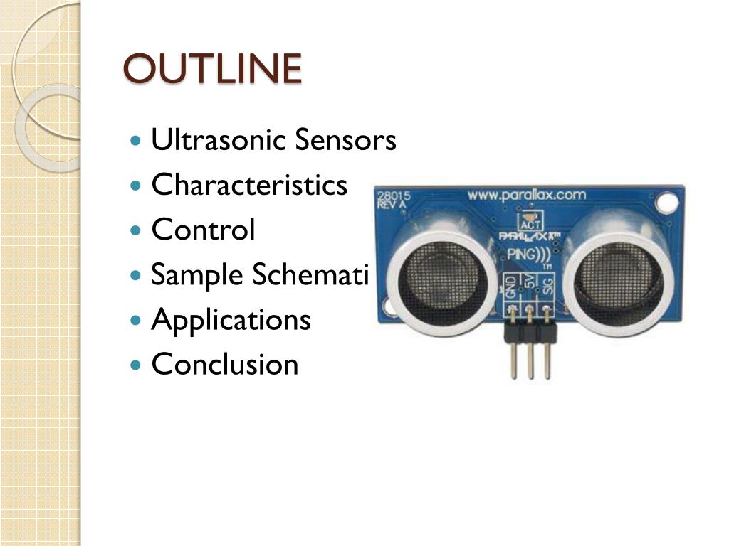 presentation on ultrasonic sensor