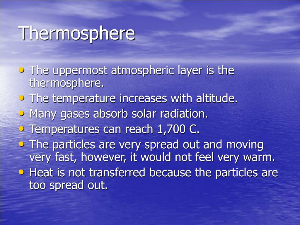 thermosphere meteorological phenomena thermosphere meteorological phenomena