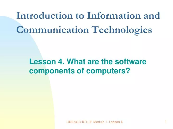 lesson 4 intro to the internet lesson 4 intro to the internet