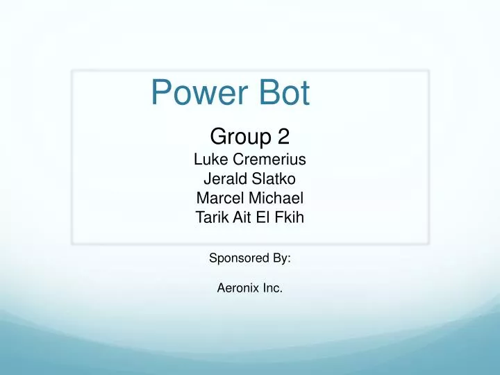 power bot n.