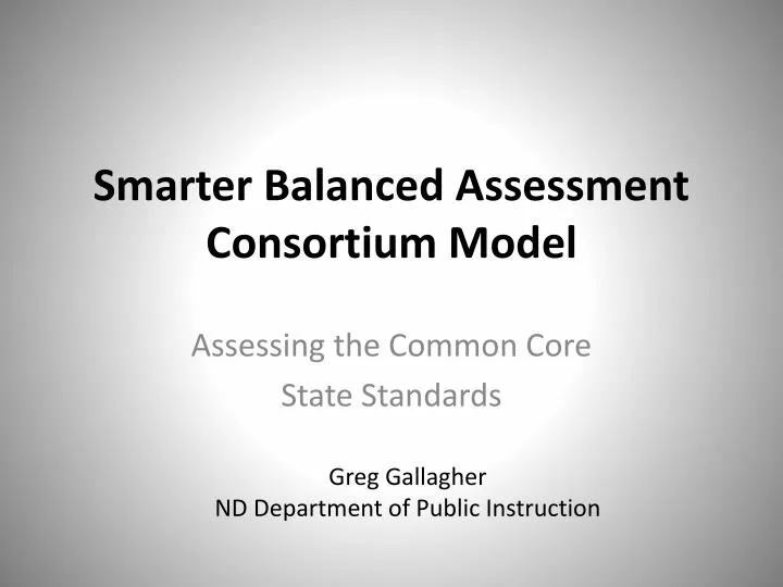 smarter balanced assessment consortium model n.