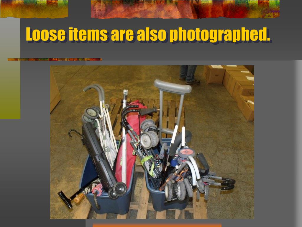 Loose Items Example PPT - City of Tucson PowerPoint Presentation, free download - ID:2403856