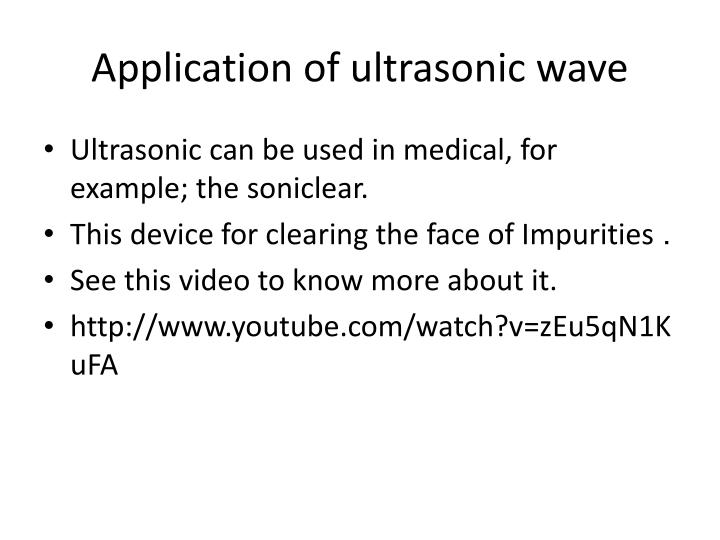 Ppt Ultrasonic Wave Powerpoint Presentation Id2404794