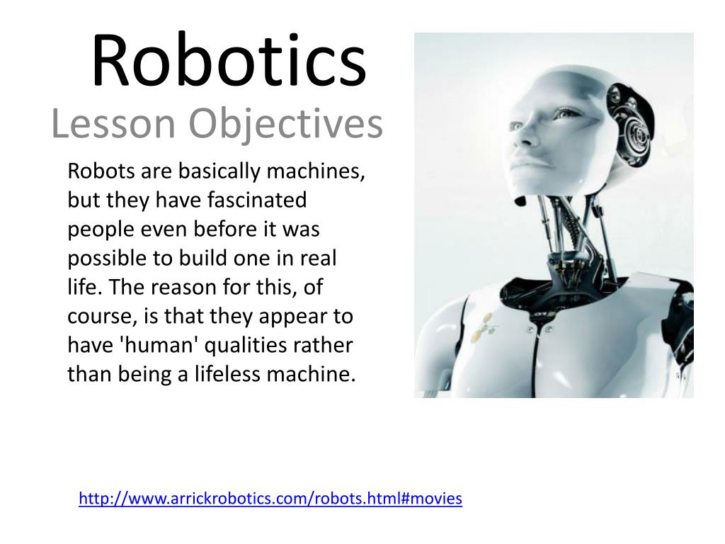 robotics presentation topics list