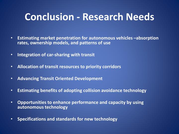 conclusions of research conclusions of research