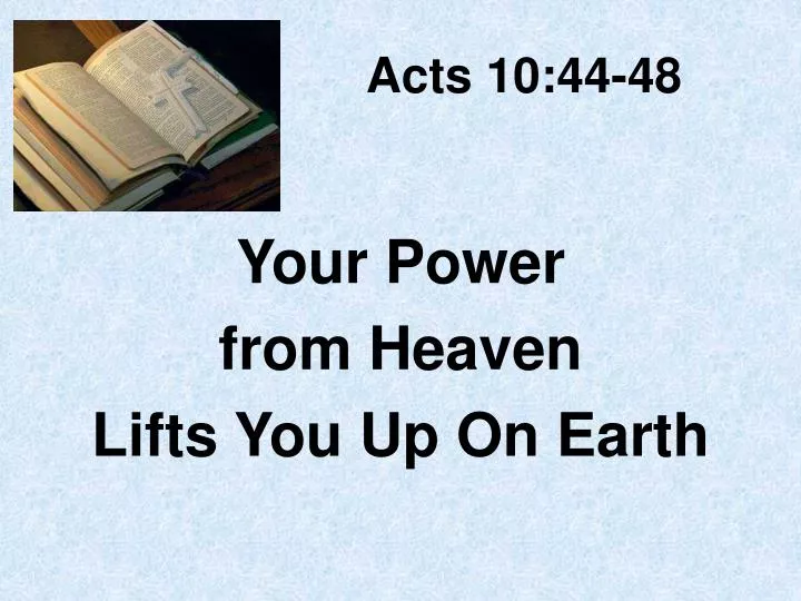 acts 10 44 48 n.