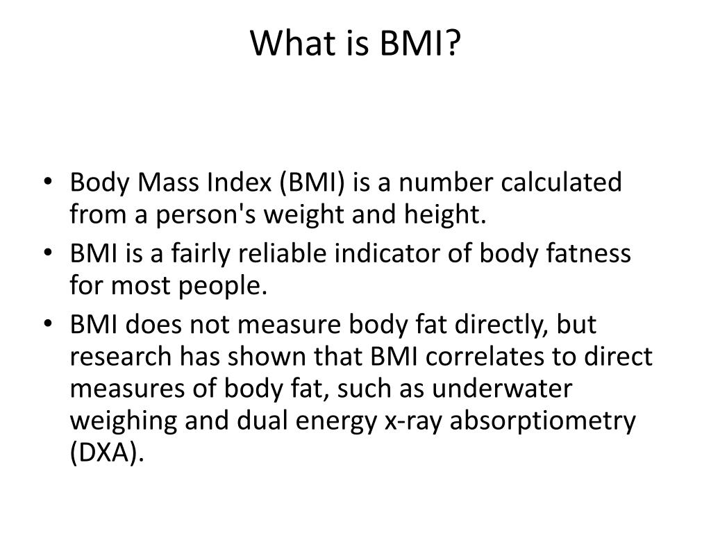 Ppt What Is Bmi Powerpoint