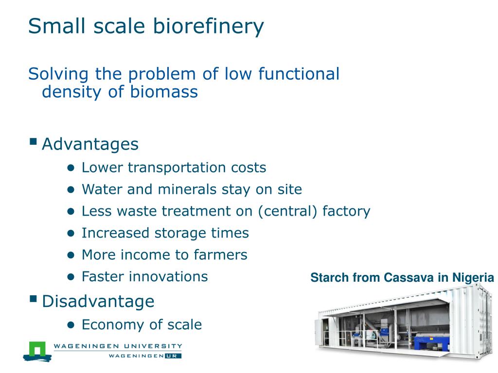 PPT - Biorefinery , the bridge between agriculture and chemistry ...