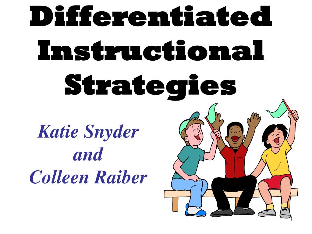 Ppt Differentiated Instructional Strategies Powerpoint Presentation