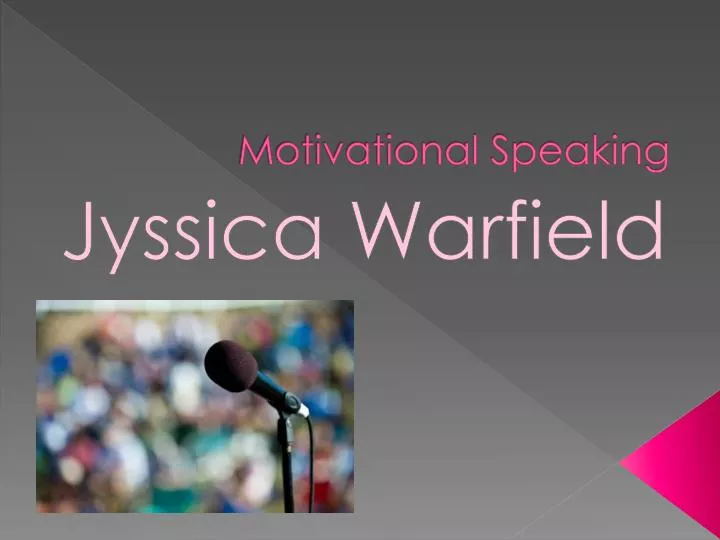 PPT Motivational Speaking PowerPoint Presentation Free Download ID 2407533