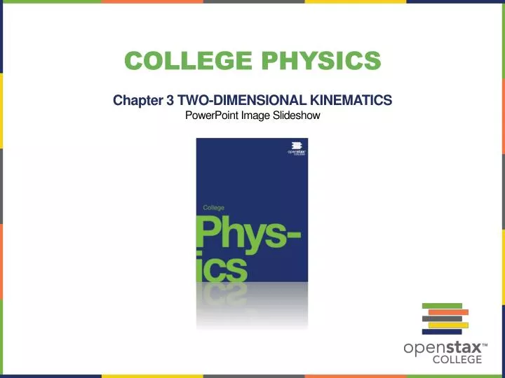 PPT College Physics Chapter 3 TWO DIMENSIONAL KINEMATICS