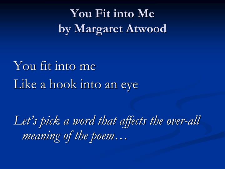 you fit into me margaret atwood pdf