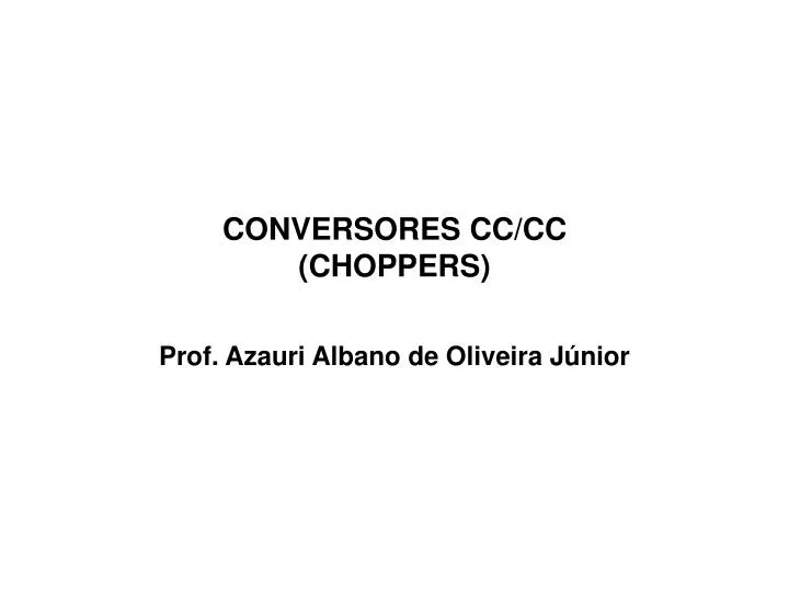 conversores cc cc choppers n.