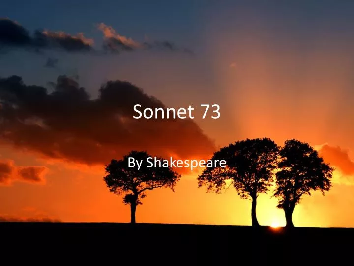sonnet 73 sonnet 73