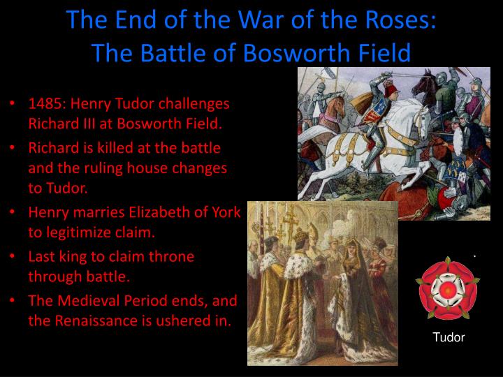 why did henry tudor won the battle of bosworth essay The battle of bosworth field: a welsh victory bosworth field, 22 august the yorkist forces of richard iii faced those of the lancastrian henry tudor the. why did henry tudor won the battle of bosworth essay The battle of bosworth field: a welsh victory bosworth field, 22 august the yorkist forces of richard iii faced those of the lancastrian henry tudor the.