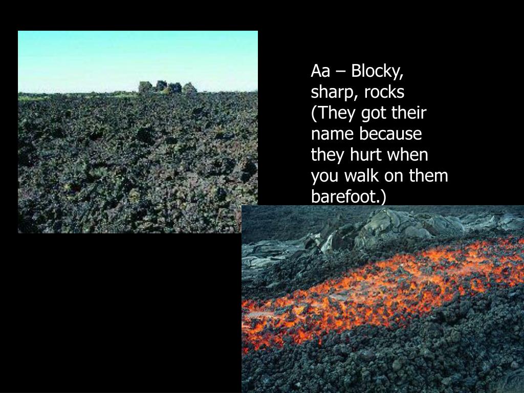 PPT - Shield Volcano – Mafic Lava See how dark the rocks are & how flat ...