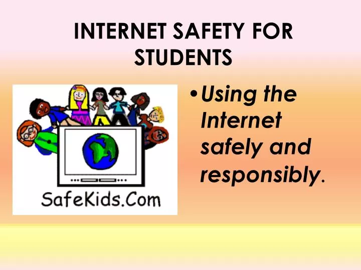 internet safety powerpoint presentation