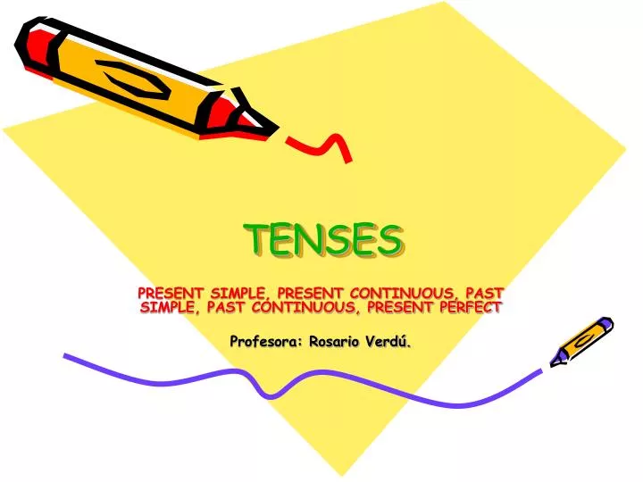 tenses in english powerpoint presentation