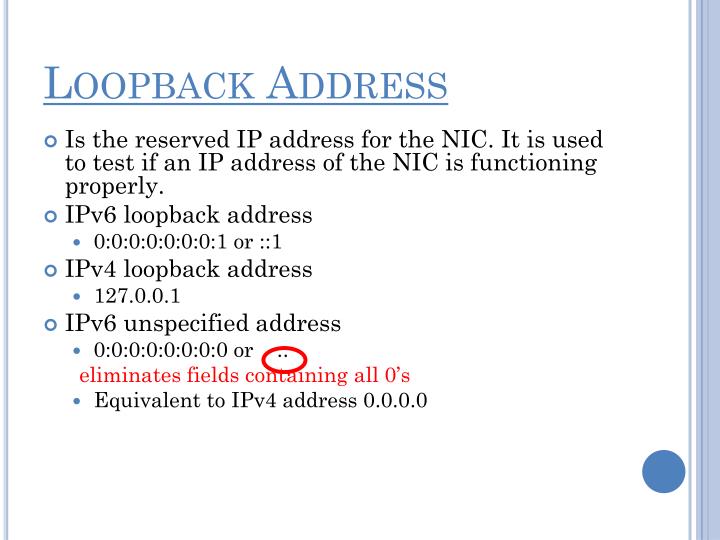 loopback ipv4 address