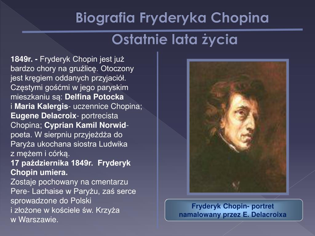 Notatka Na Temat Fryderyka Chopina PPT - Fryderyk Chopin PowerPoint Presentation, free download - ID:2412148