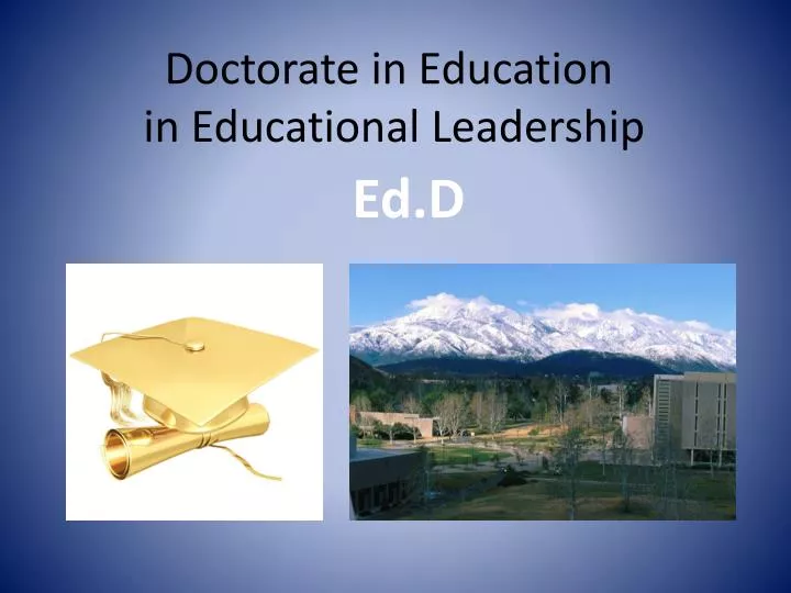 phd in education policy and leadership