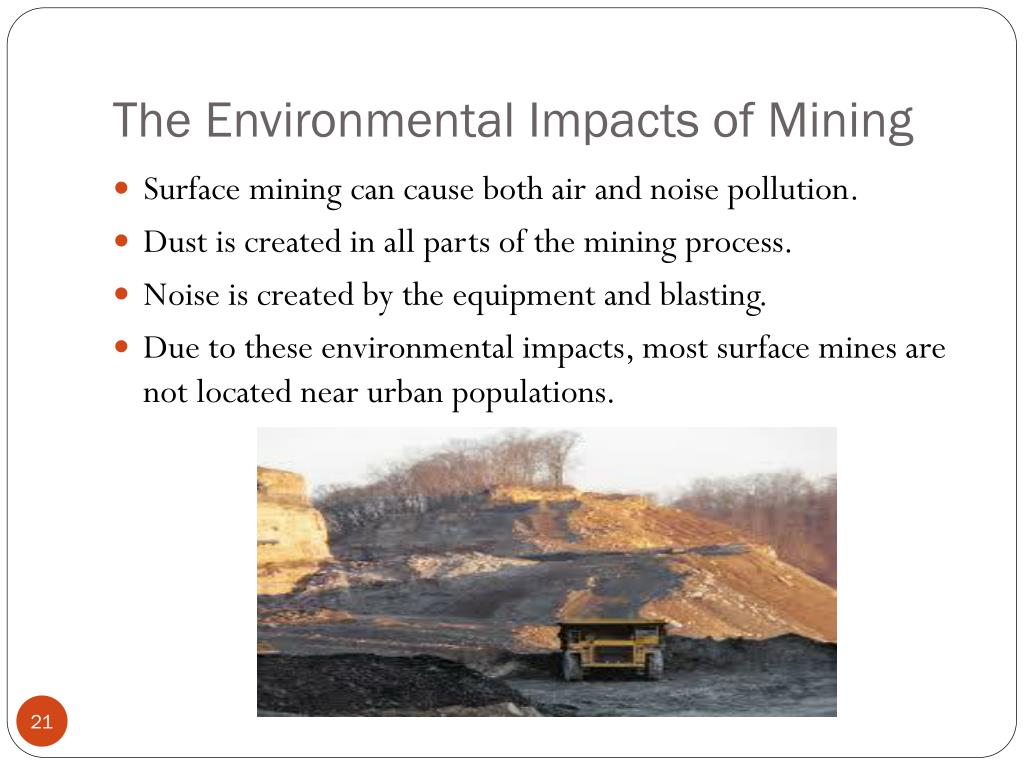 essay about mining and environment