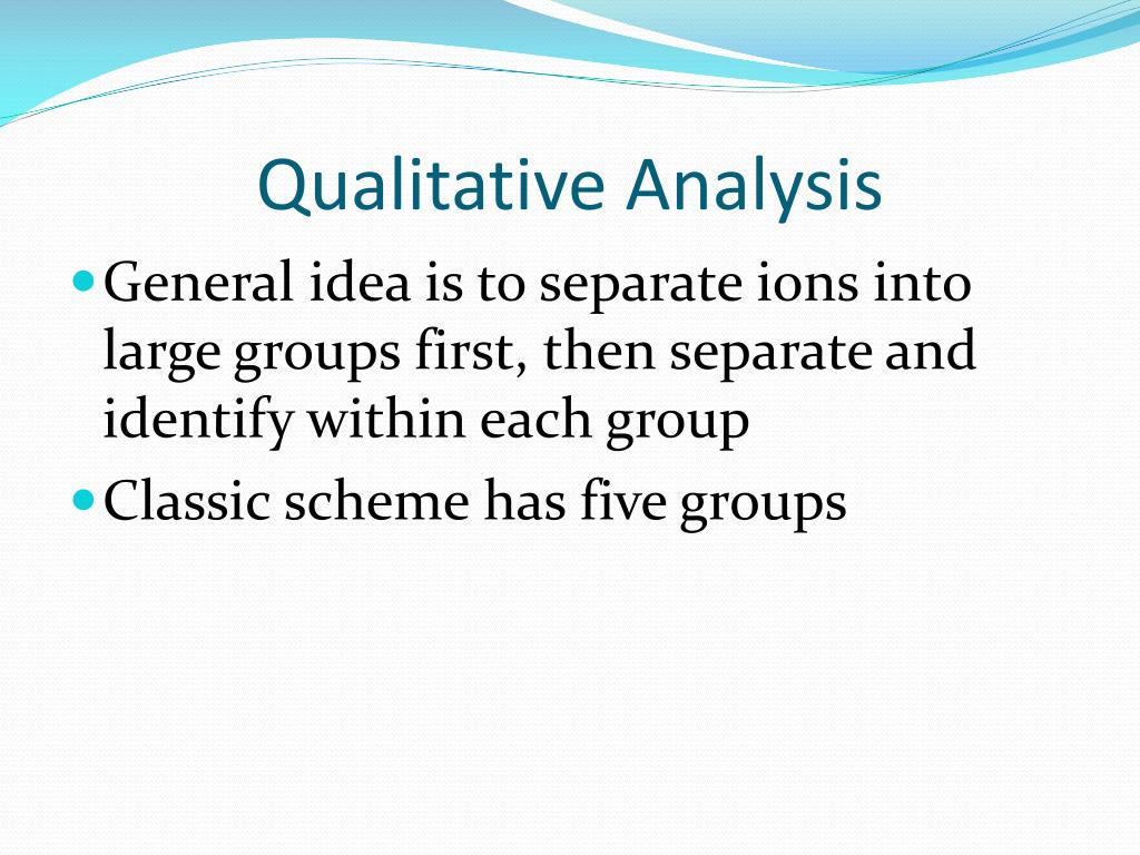 PPT - Qualitative Analysis PowerPoint Presentation, Free Download - ID ...