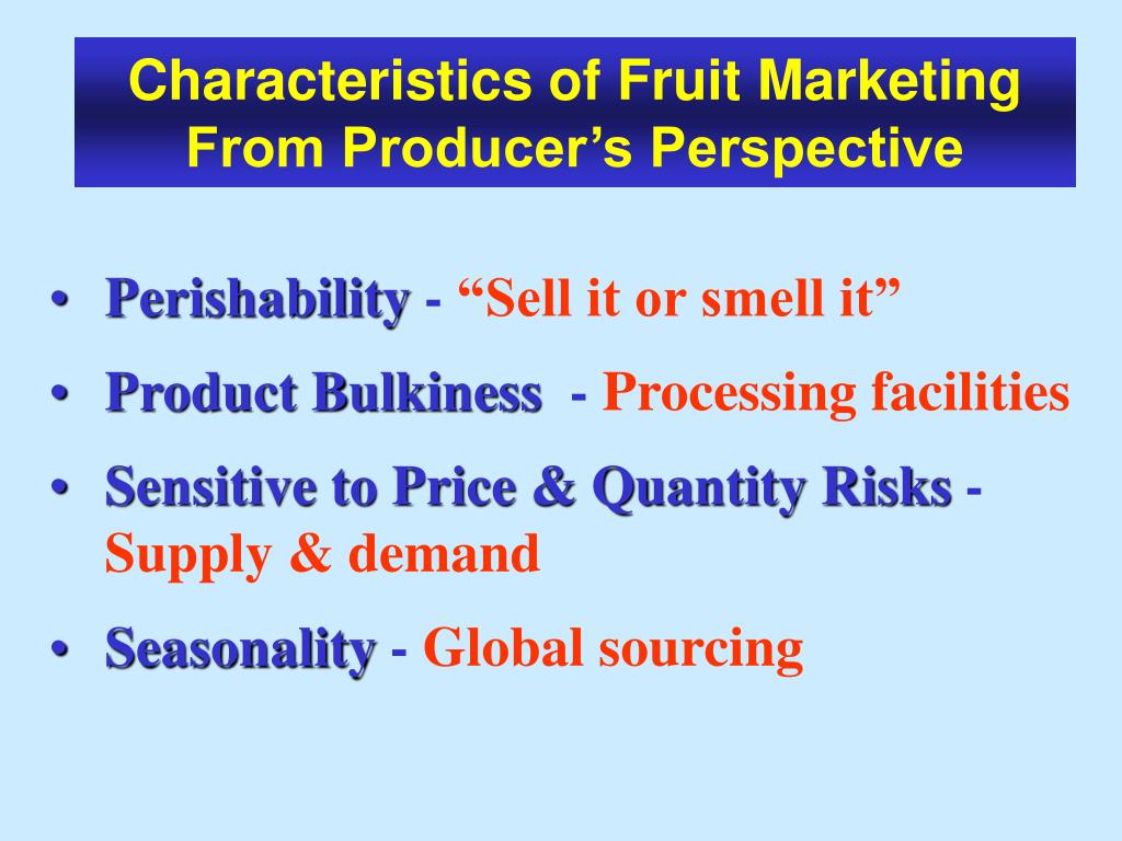 PPT - Marketing Fruit Crops in the United States PowerPoint ...