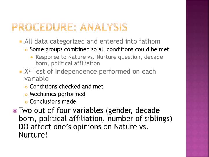 analogy of nature vs nurture Cognitive psychology is to clearly specify all the different information processing modules in the in the nature-nurture debate, cognitive psychologists take an. analogy of nature vs nurture Cognitive psychology is to clearly specify all the different information processing modules in the in the nature-nurture debate, cognitive psychologists take an.