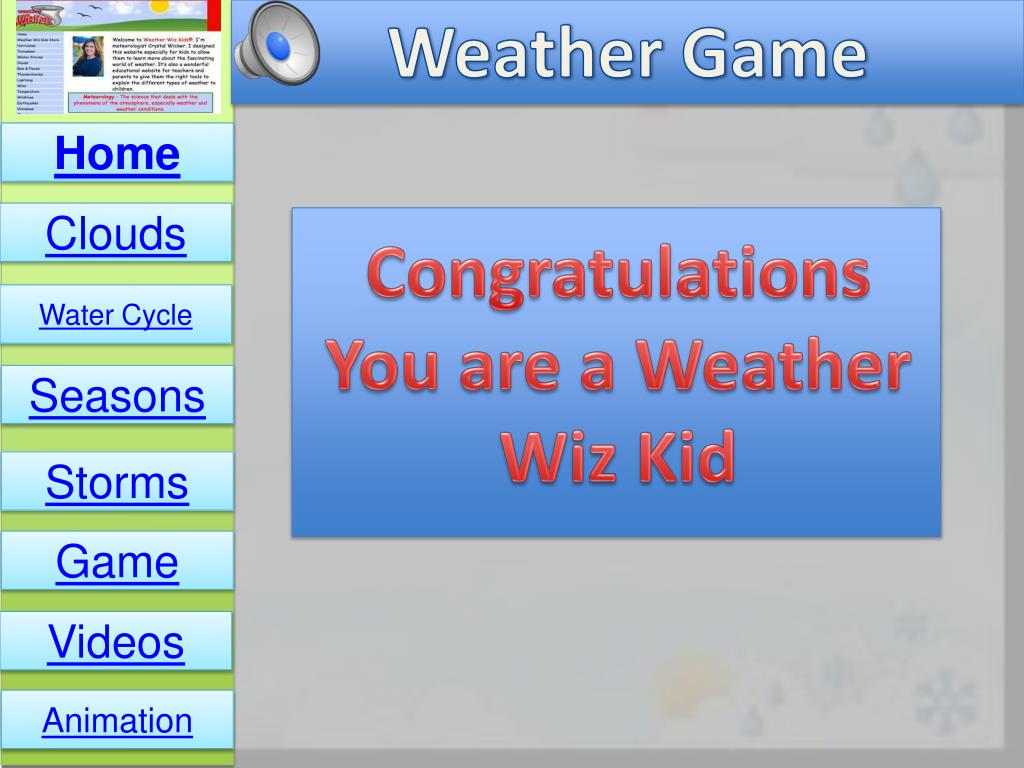 Ppt Weather Wiz Kids Powerpoint